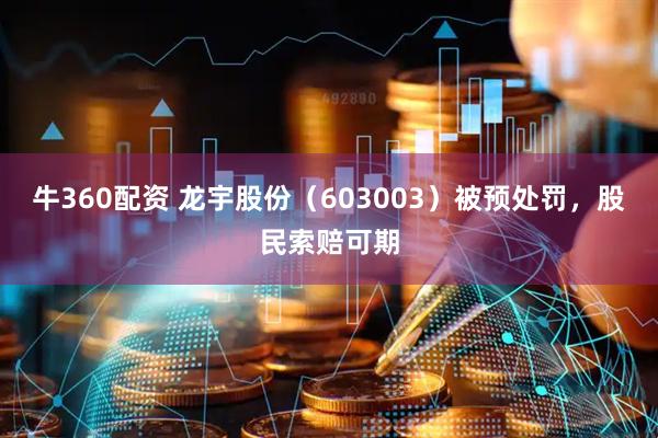 牛360配资 龙宇股份（603003）被预处罚，股民索赔可期
