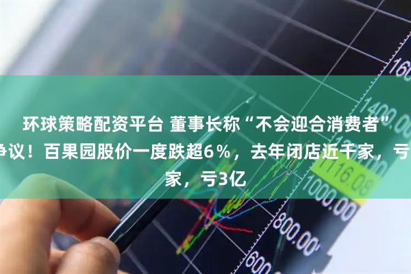 环球策略配资平台 董事长称“不会迎合消费者”引争议！百果园股价一度跌超6％，去年闭店近千家，亏3亿
